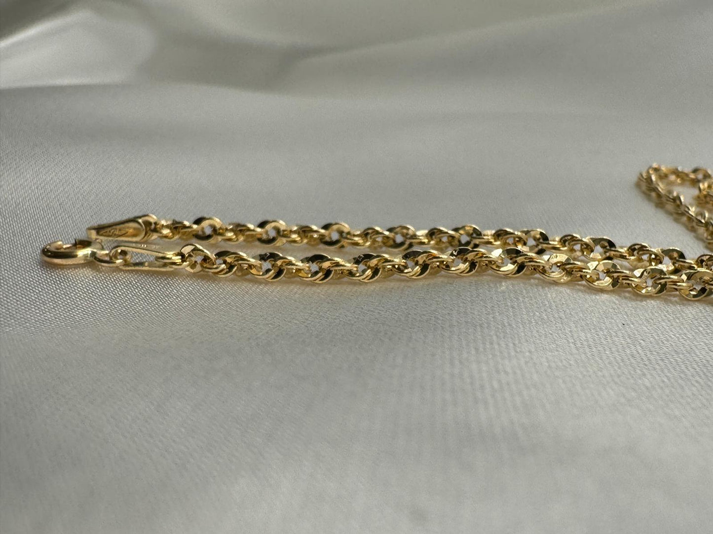 Collana in oro 18k - cuore elettroformato